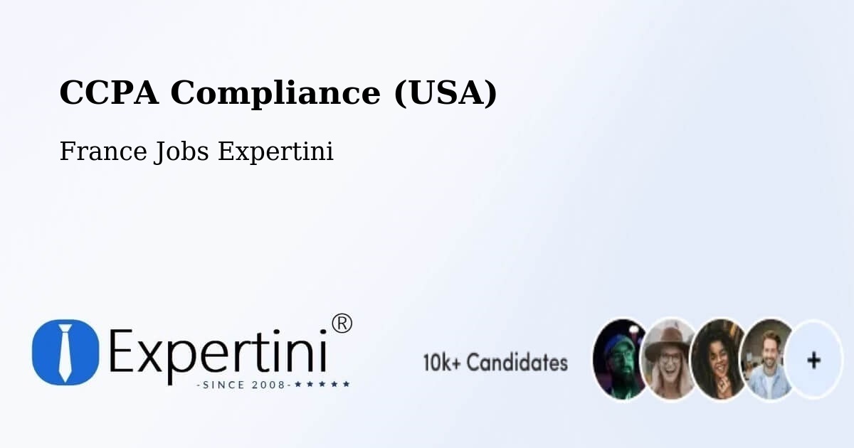 CCPA Privacy Rights & Compliance Notice – Deville - France Jobs Expertini